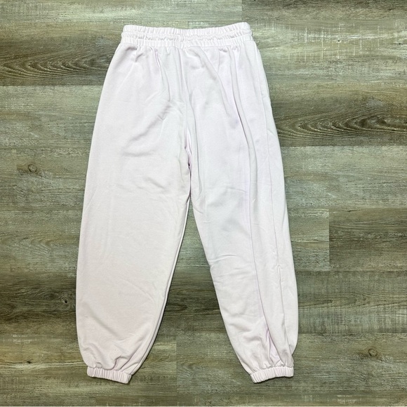 Adidas Originals Adicolor Jogger Sweatpants Drawcord Fleece Logo Pink Size Large - Picture 4 of 8